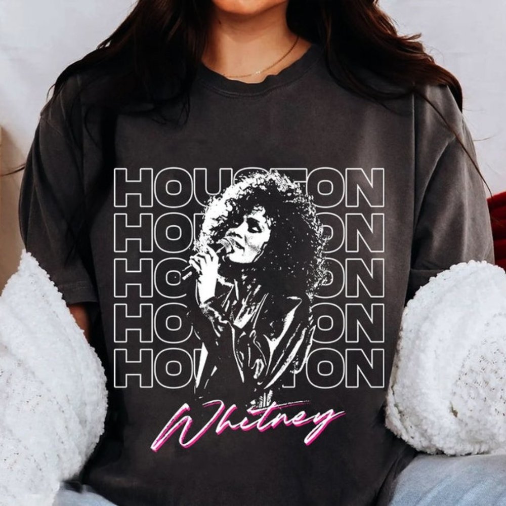 Whitney 90s Houston Tshirt, Whiney Vintage T-shirt, Houston Music T-shirt, Rock